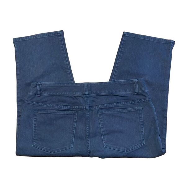 Chaps dark blue crop jeans size 14 - Picture 6 of 12